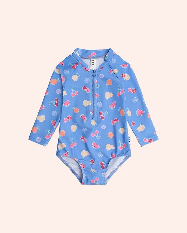 Fruit Emoji Zip Swimsuit - Aster & Ruby