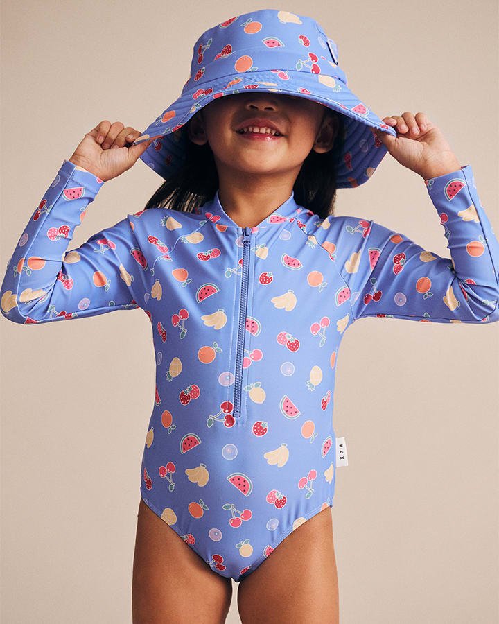Fruit Emoji Zip Swimsuit - Aster & Ruby
