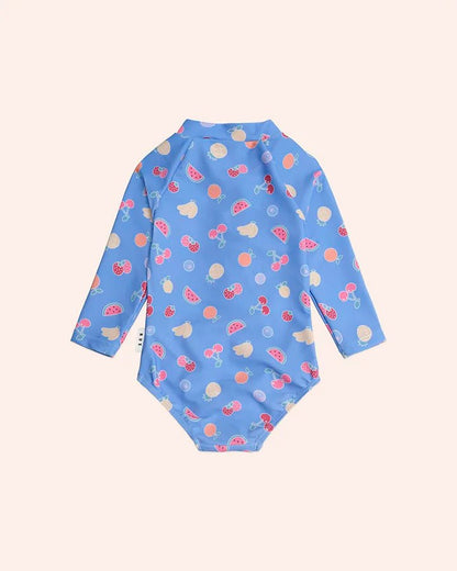 Fruit Emoji Zip Swimsuit - Aster & Ruby