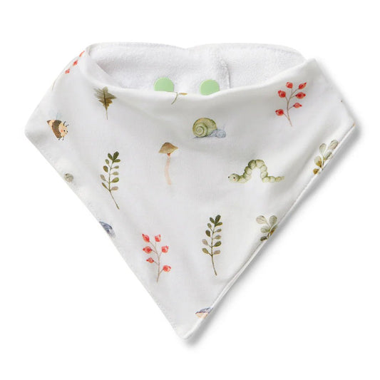 Garden Friends Organic Dribble Bib - Aster & Ruby
