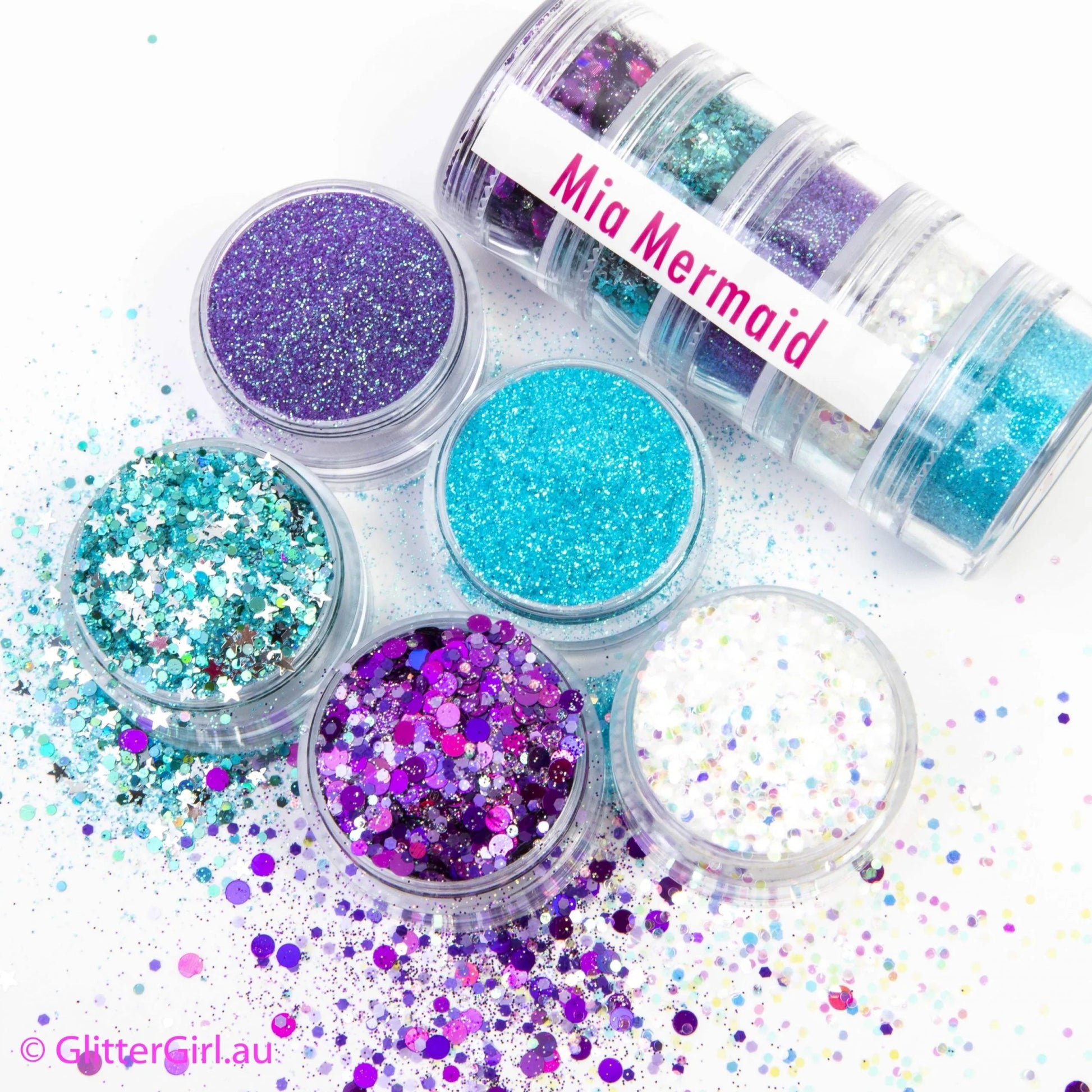 Glitter Girl - Mia Mermaid Collection - Aster & Ruby