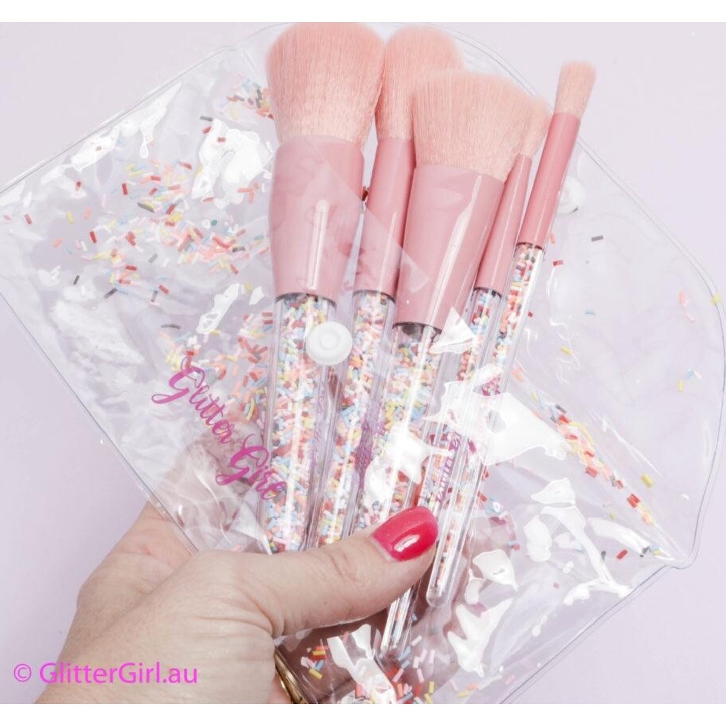 Glitter Girl Glitter Girl Original Unicorn Sprinkle Makeup Brush Set | Aster & Ruby