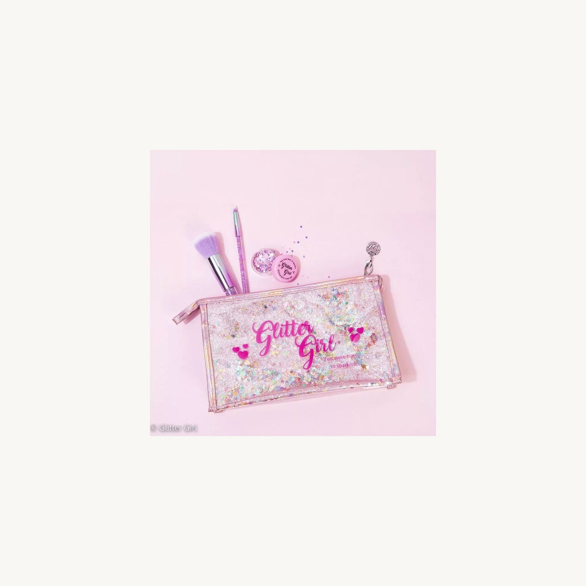 Glitter Girl Glitter Girl Sparkling Makeup Bag | Aster & Ruby