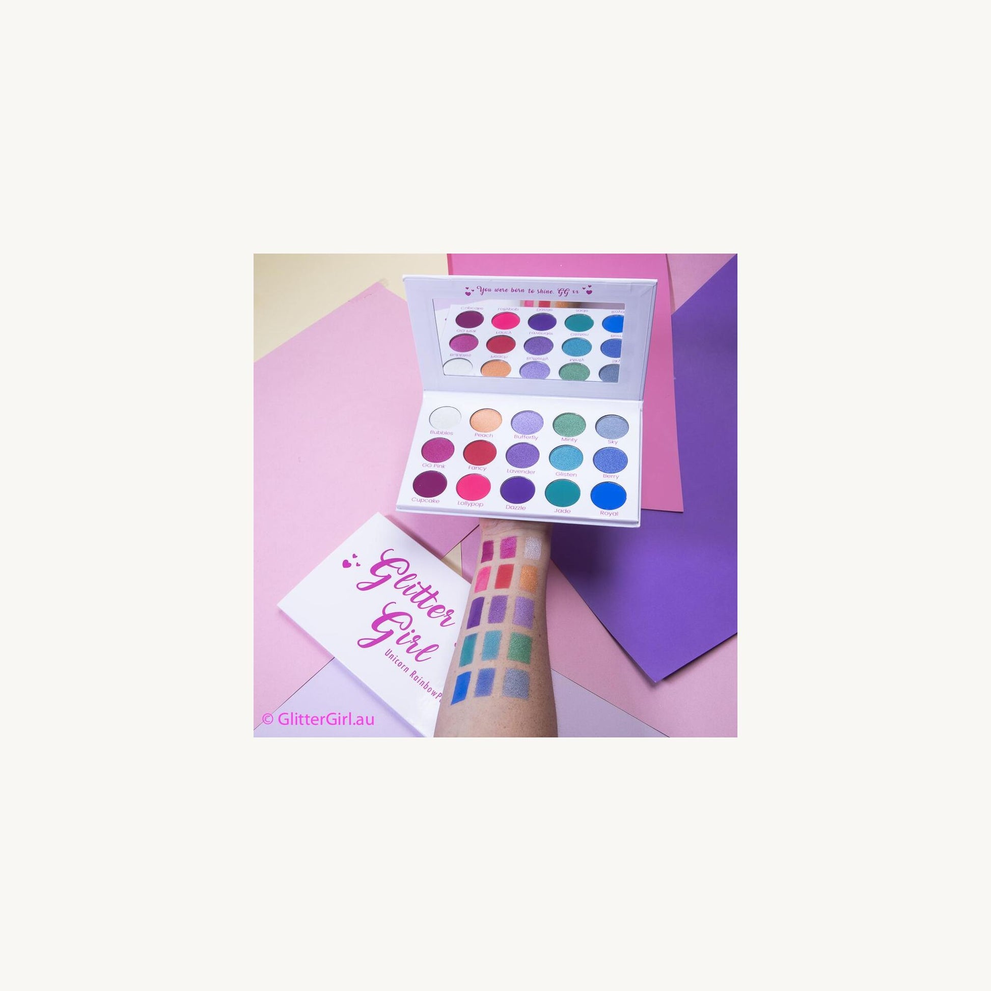 Glitter Girl Glitter Girl Unicorn Rainbow Palette | Aster & Ruby