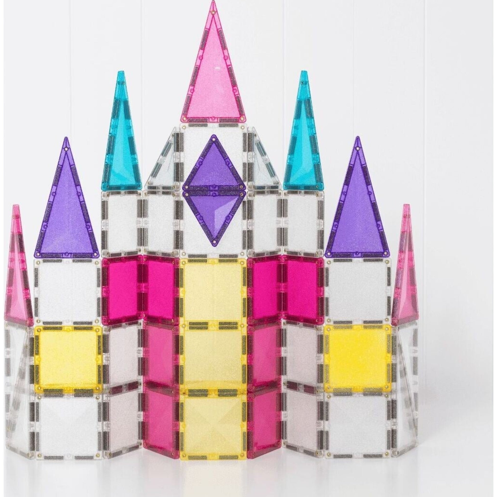 Connetix Tiles Glitter Unicorn Pack 56 pc | Aster & Ruby