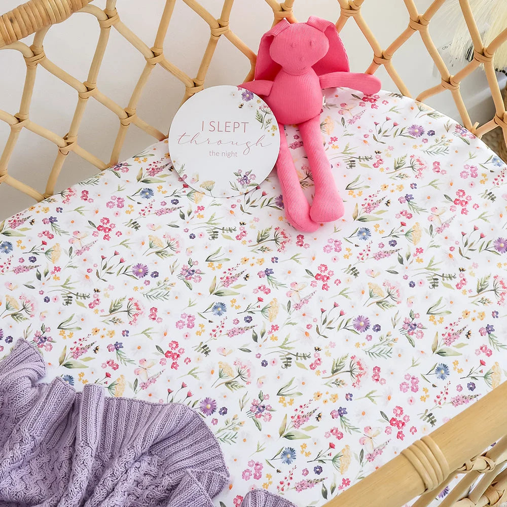 Gracie Organic Bassinet Sheet / Change Pad Cover
