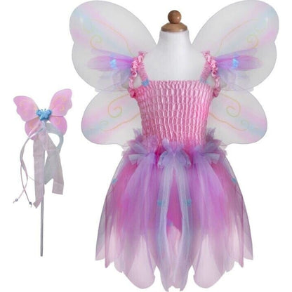 Great Pretenders Pink Butterfly Dress With Wings & Wand | Aster & Ruby