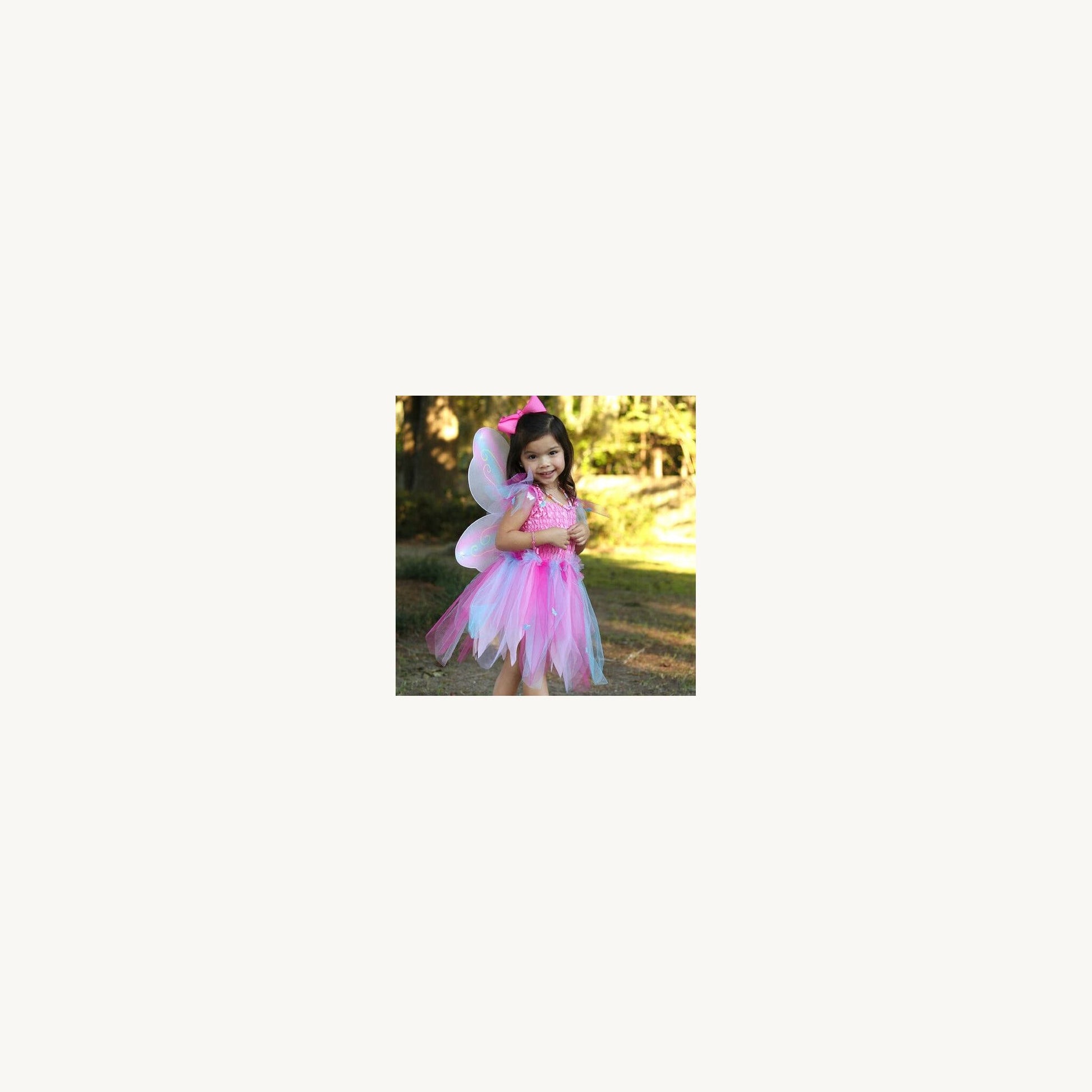 Great Pretenders Pink Butterfly Dress With Wings & Wand | Aster & Ruby