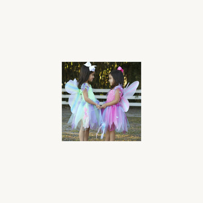 Great Pretenders Pink Butterfly Dress With Wings & Wand | Aster & Ruby