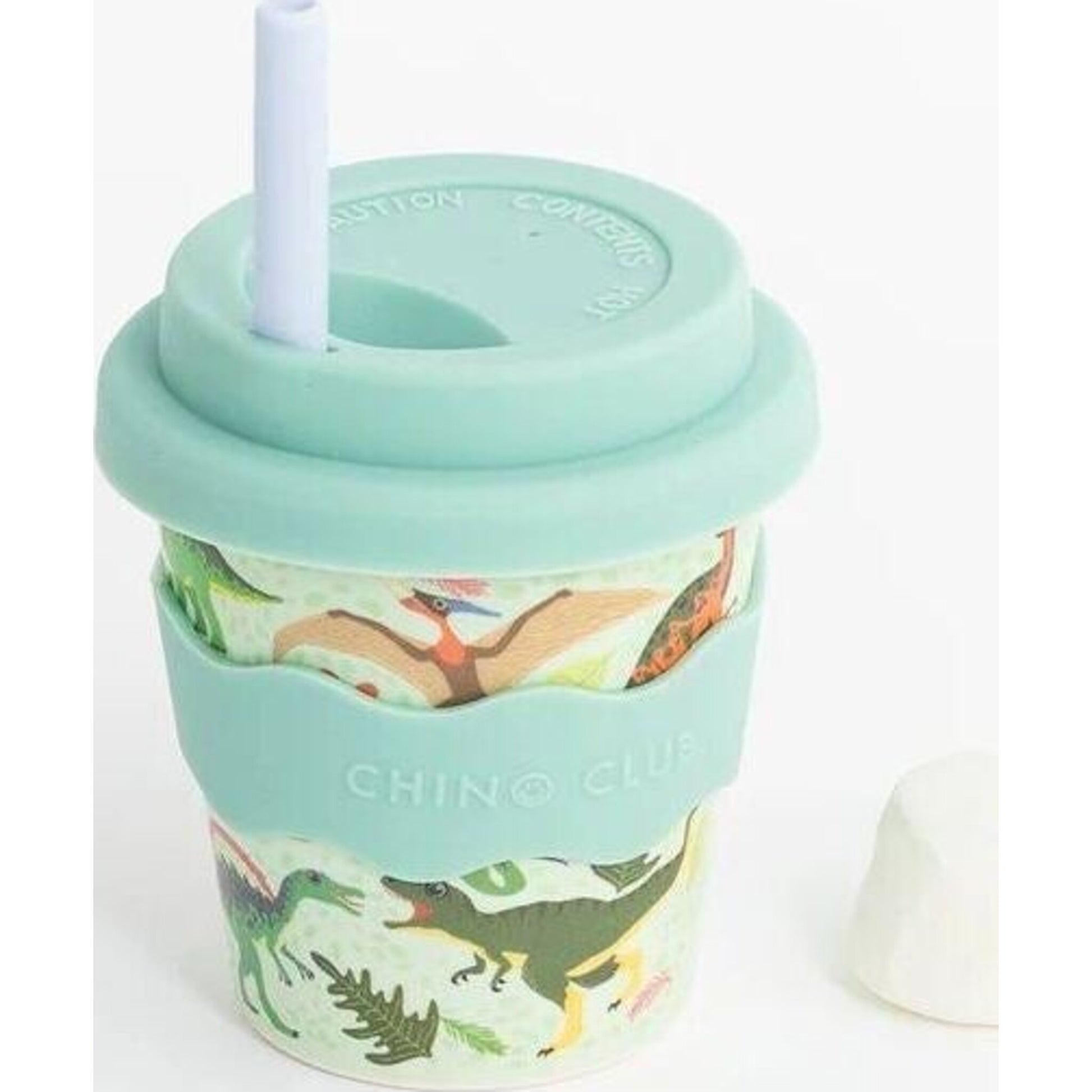 Chino Club Green Dino Babychino Cup 4oz | Aster & Ruby