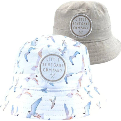 Little Renegade Company Gull Reversible Bucket Hat | Aster & Ruby