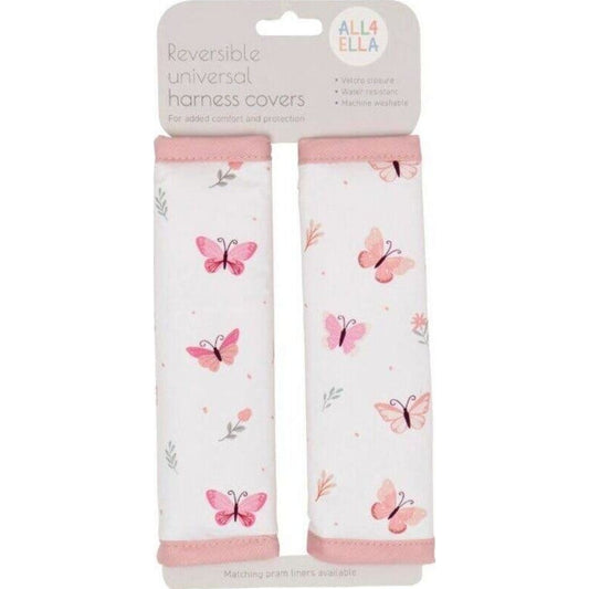 All4Ella Harness Covers Sweet Buttefly | Aster & Ruby