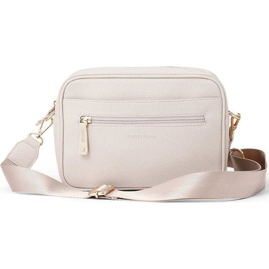 Pretty Brave Harper Cross Body Bag Stone Pebble | Aster & Ruby