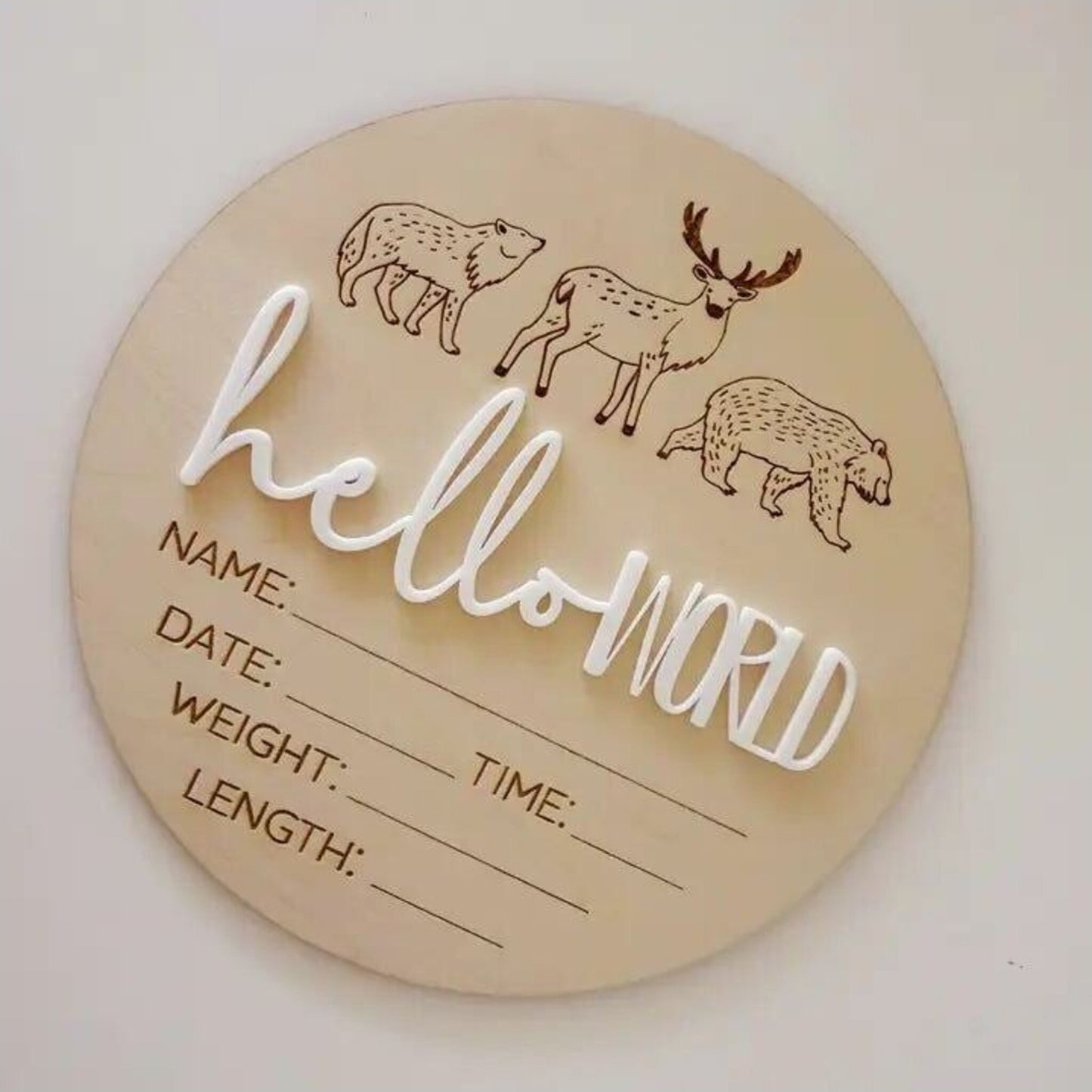 Timber Tinkers Hello World Woodland Animals | Aster & Ruby
