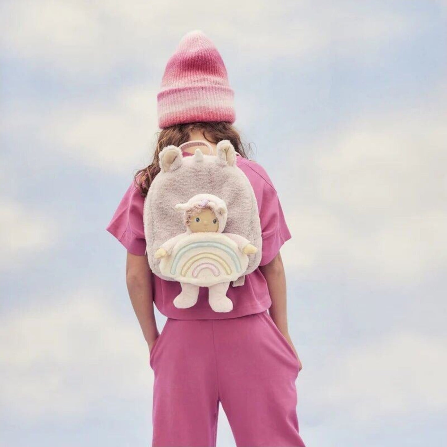 Olli Ella Hopalong Unicorn Backpack Lilac | Aster & Ruby