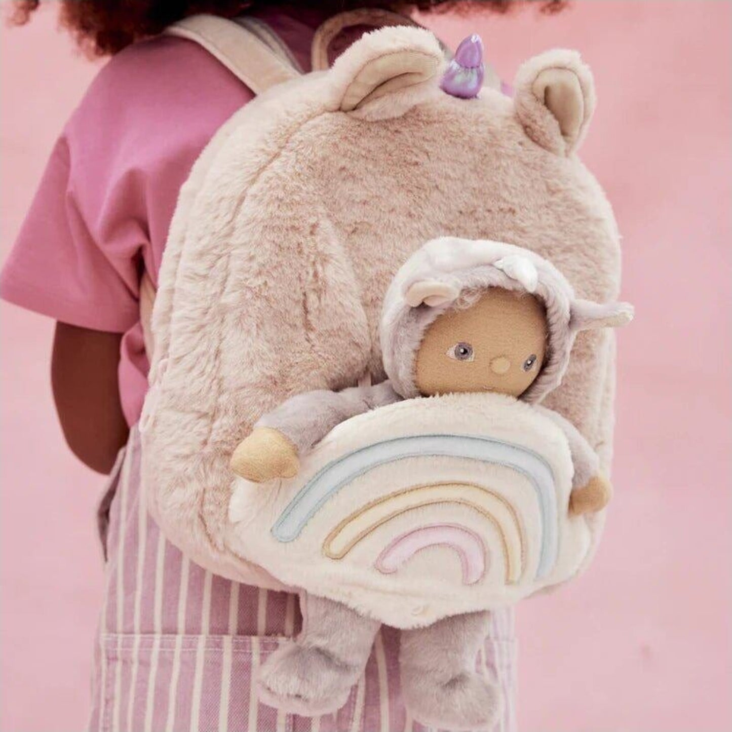 Olli Ella Hopalong Unicorn Backpack Pink | Aster & Ruby