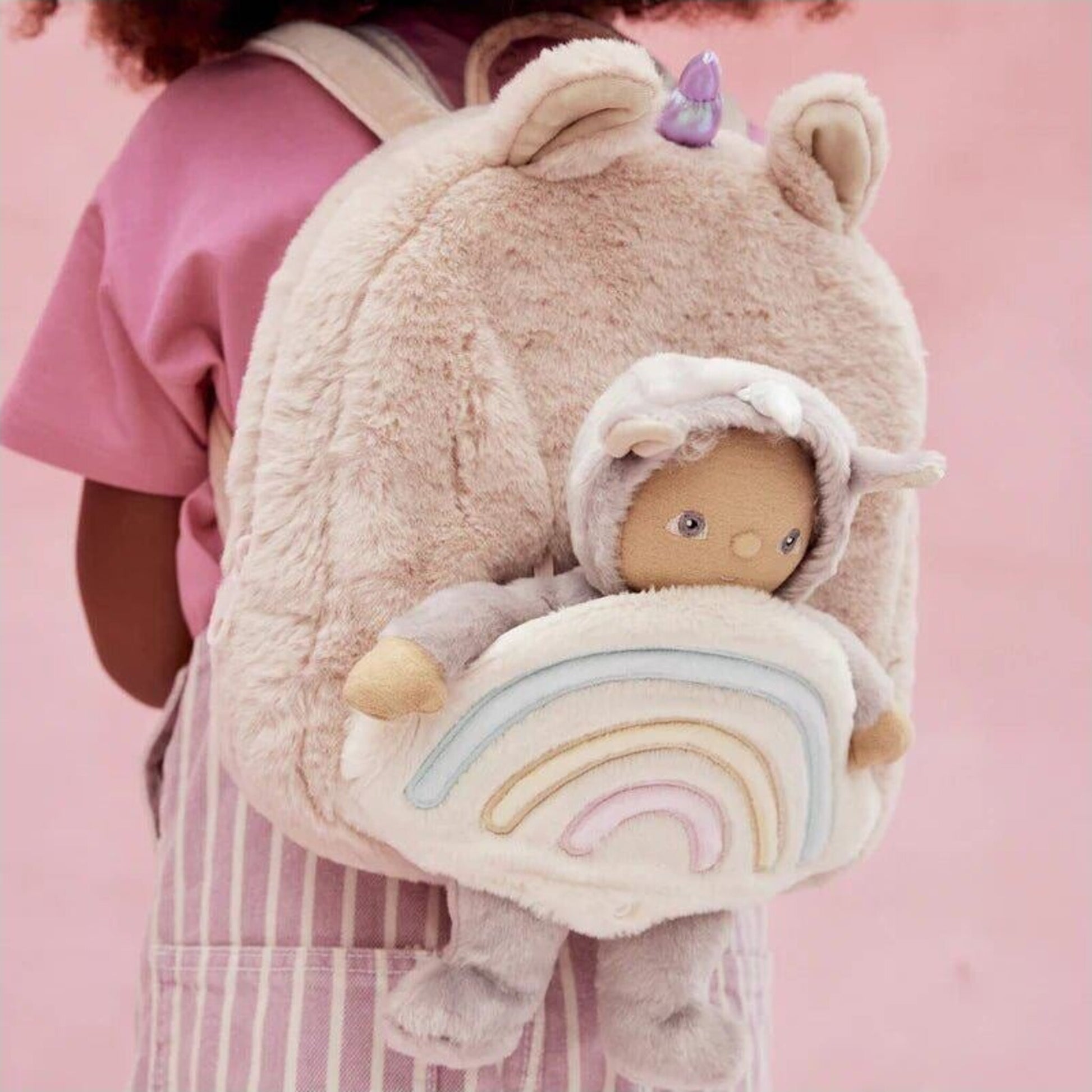 Olli Ella Hopalong Unicorn Backpack Pink | Aster & Ruby
