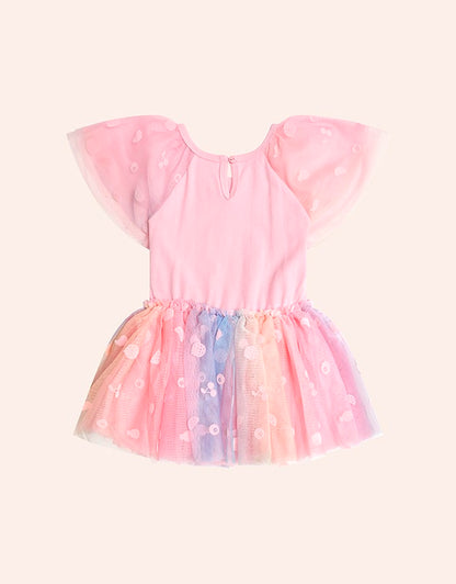 Huxbaby Rainbow Unicorn Tulle Dress | Aster & Ruby