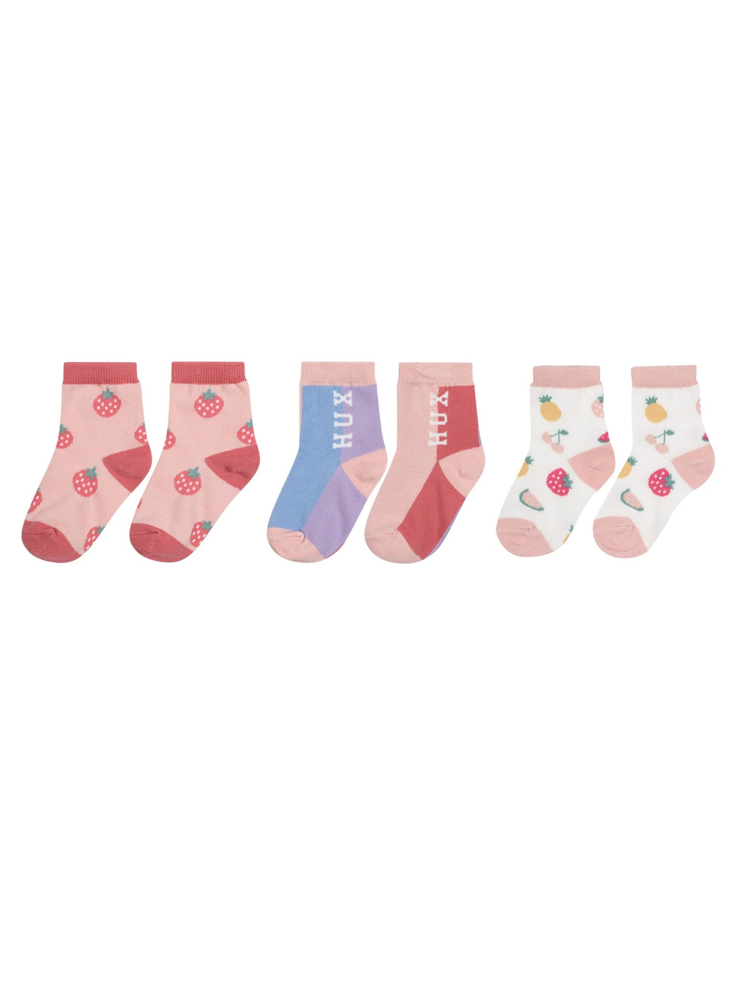 Huxbaby Best Socks Ever 3 Pack Tutti Frutti | Aster & Ruby