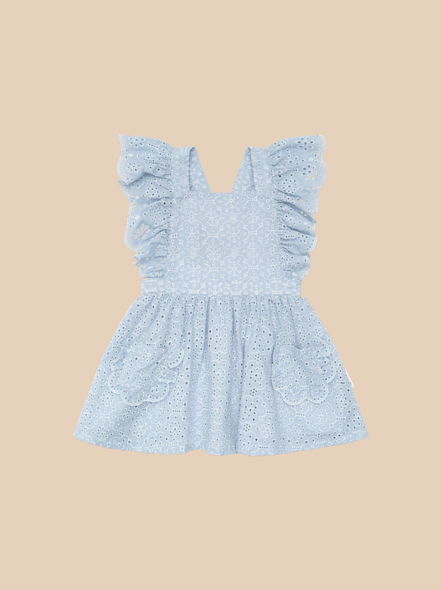 Huxbaby Broderie Ruffle Dress - Aster & Ruby