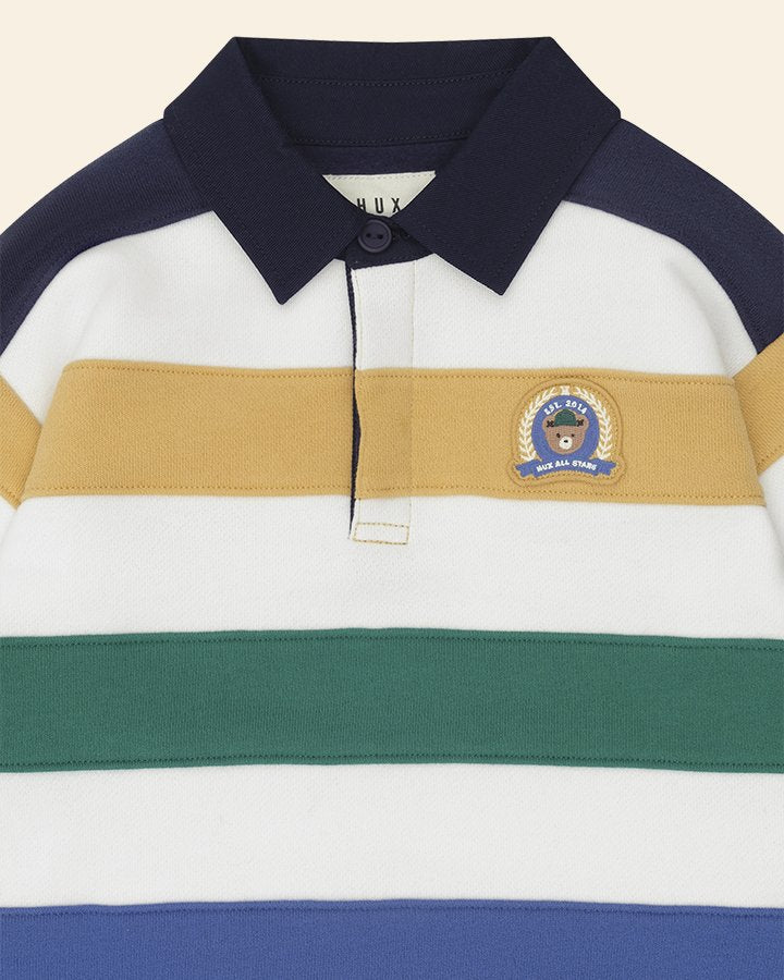 Colour Block Panelled Rugby