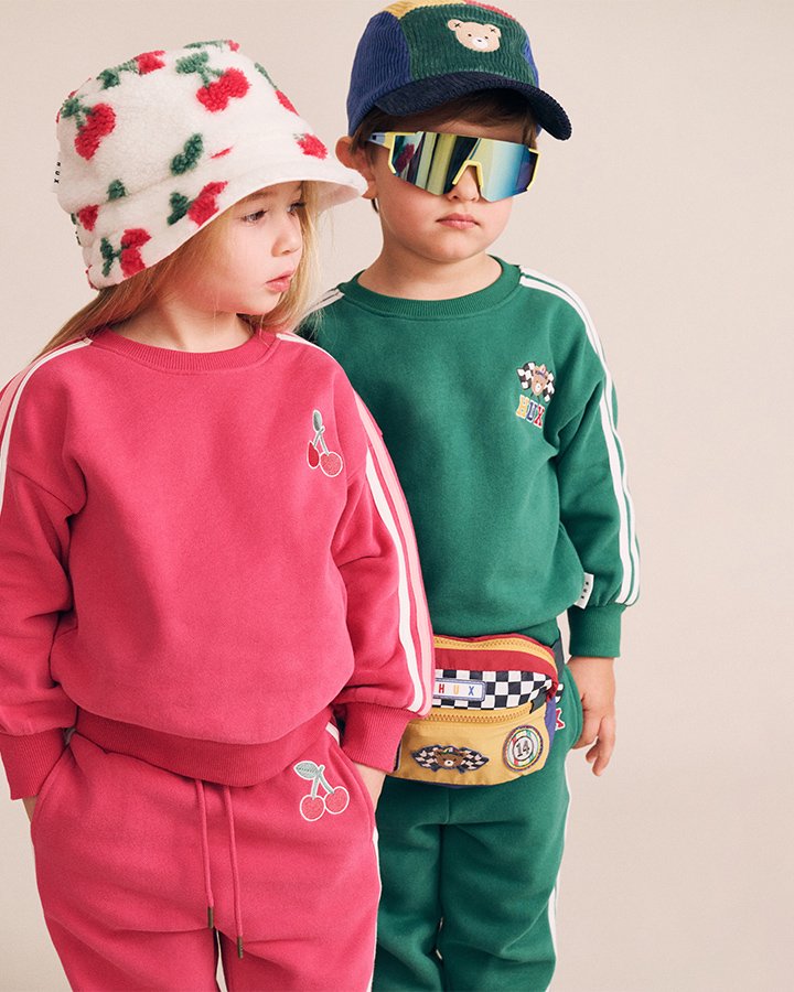 Cherry Racer Stripe Sweatshirt