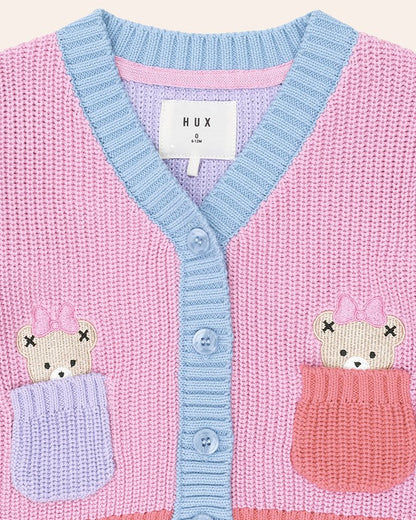 Colour Block Huxette Cardi