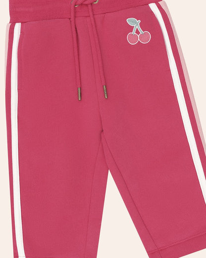 Cherry Racer Stripe Trackpant