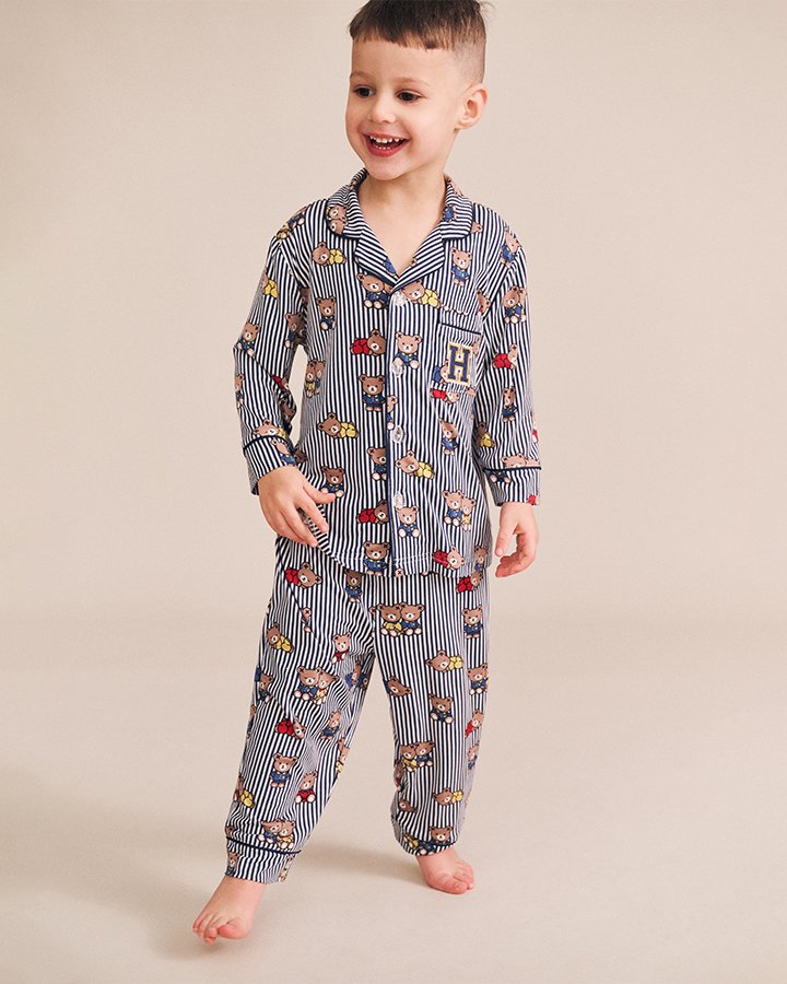 Sleepy Hux Stripe Pj Set