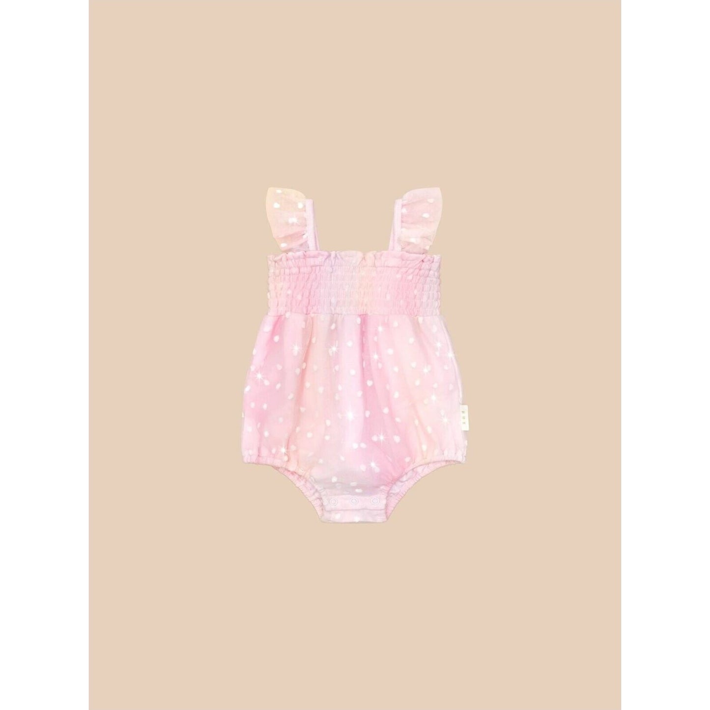 Huxbaby Huxbaby Sweetheart Frill Tulle Playsuit | Aster & Ruby
