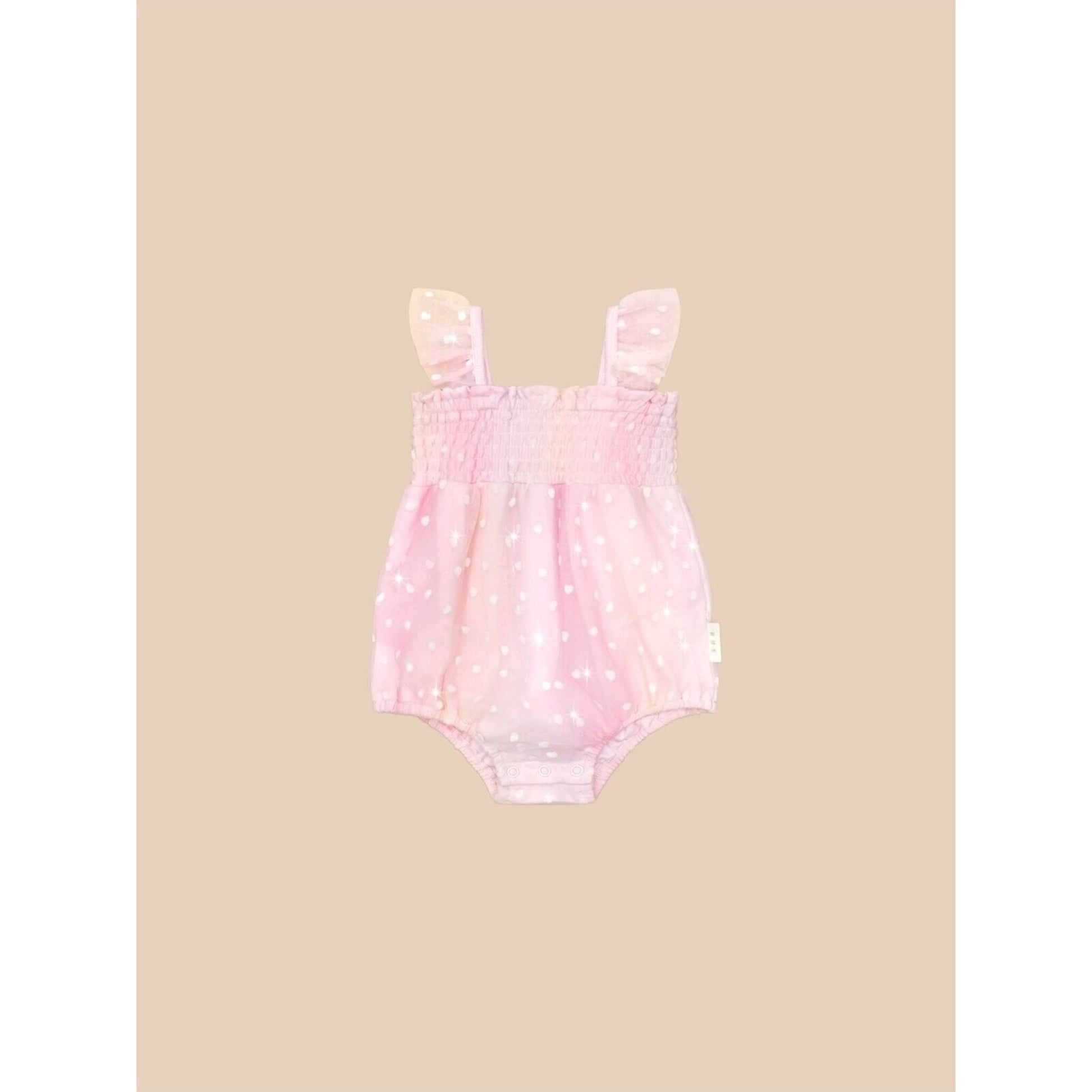 Huxbaby Huxbaby Sweetheart Frill Tulle Playsuit | Aster & Ruby