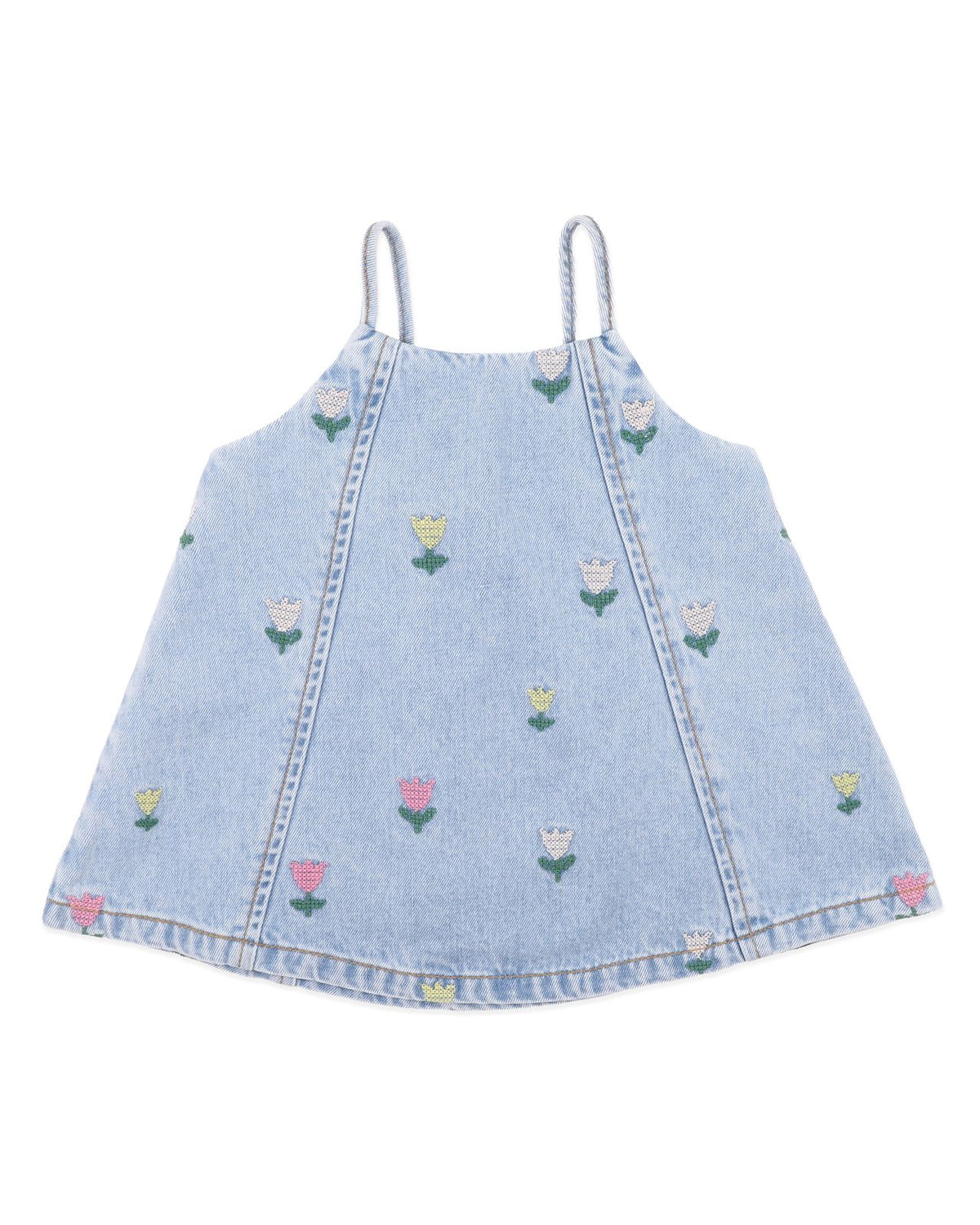 Sundae Denim Tulip Dress