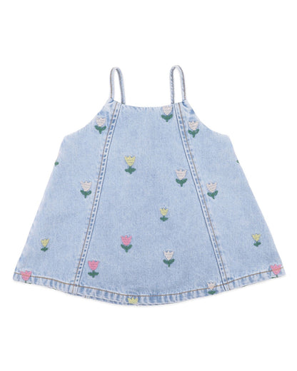 Sundae Denim Tulip Dress