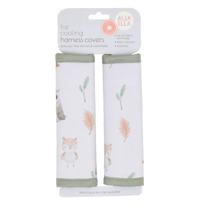 Ice Cooling Harness Covers Forest Friends - Aster & Ruby