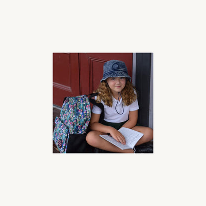 Little Renegade Company Indigo Bucket Hat | Aster & Ruby