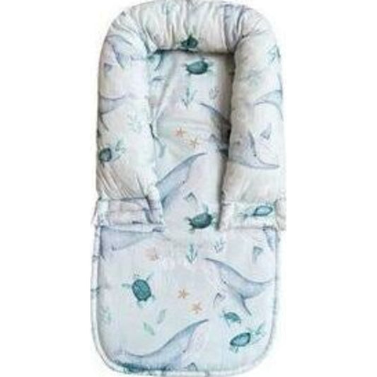 Bambella Designs Infant Head Support Turtle Bay | Aster & Ruby