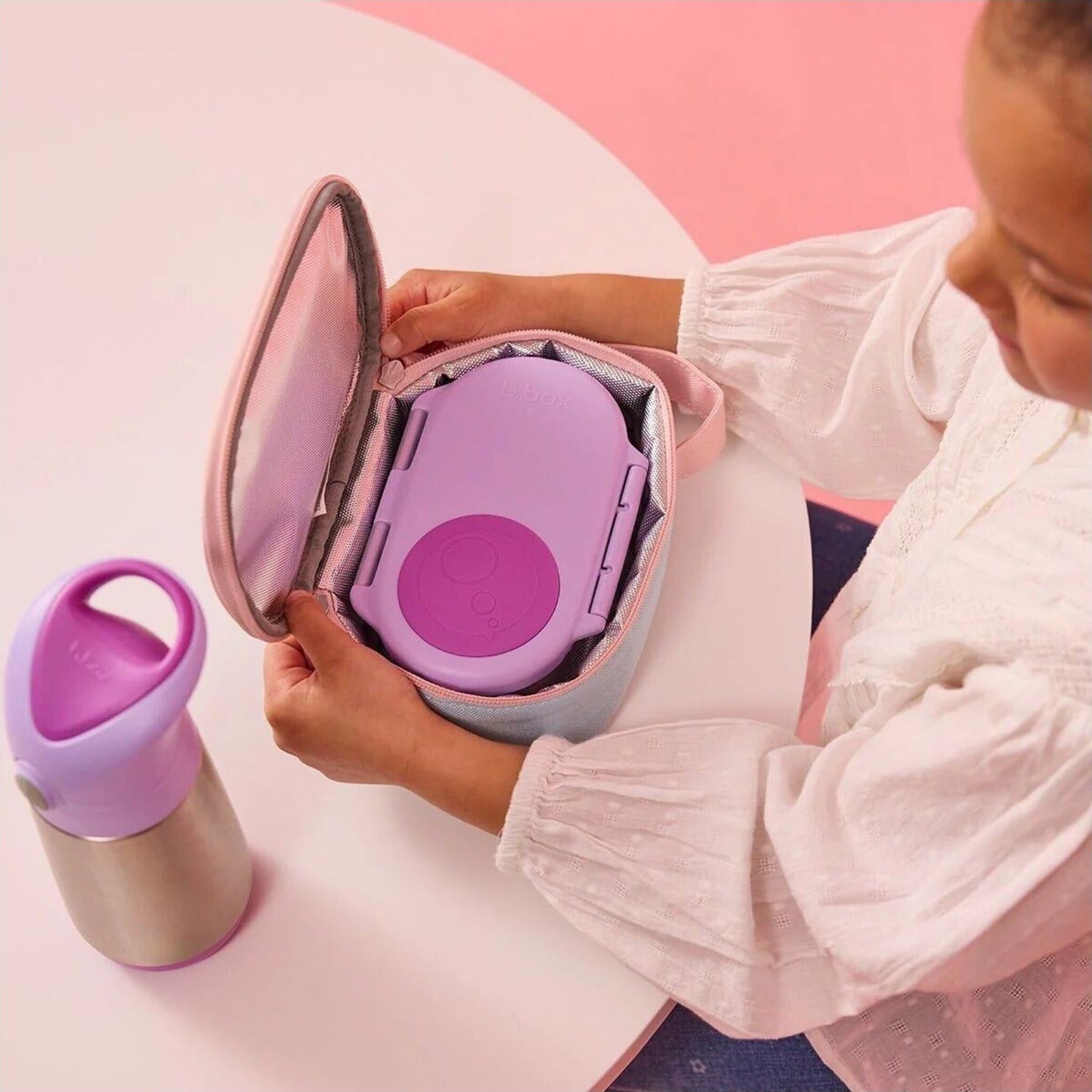 B.box Insulated Snack Bag Morning Sky | Aster & Ruby
