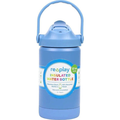 Replay Insulated Water Bottle 355ml Denim | Aster & Ruby