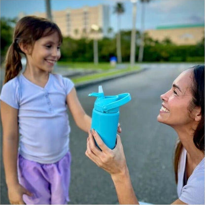 Replay Insulated Water Bottle 355ml Pool Blue | Aster & Ruby