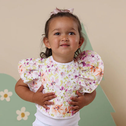 Isla Frill Snuggle Bib - Aster & Ruby