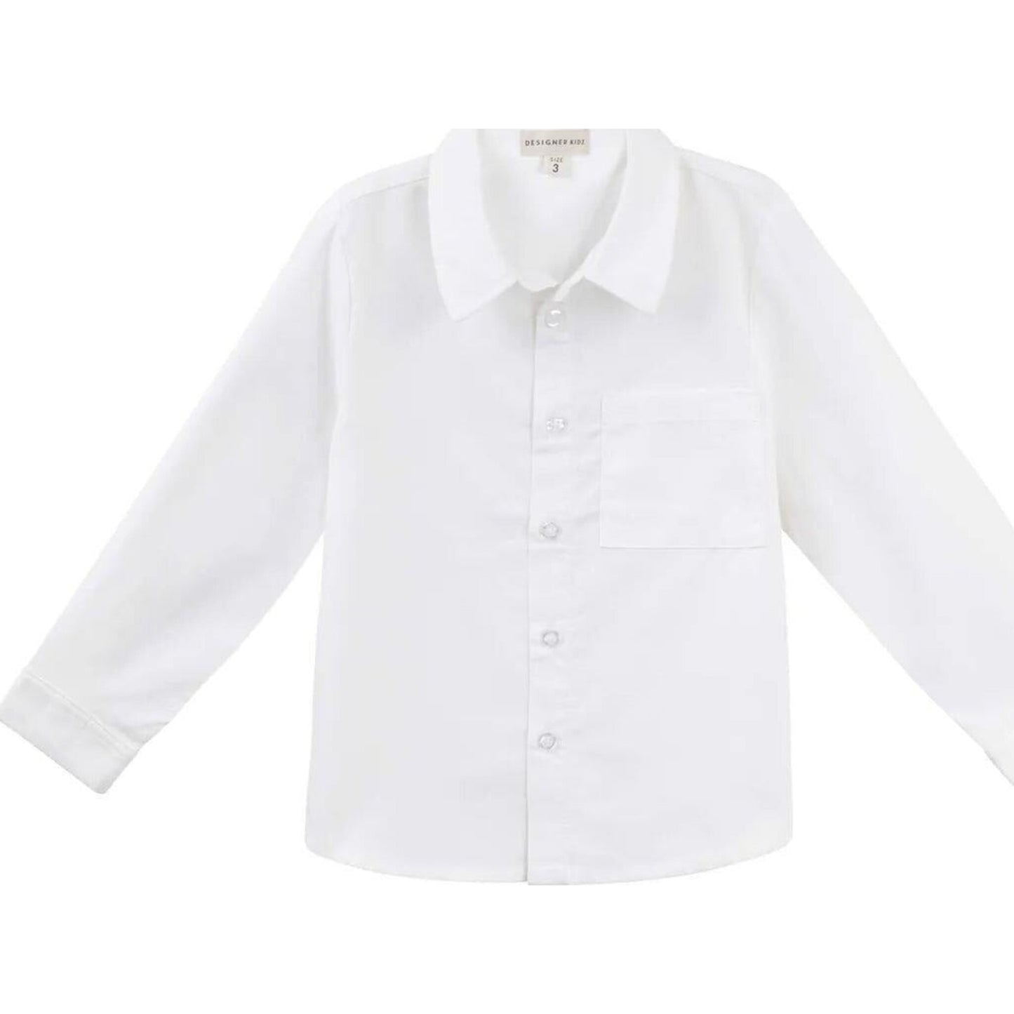 Designer Kidz Jackson L/S Formal shirt White | Aster & Ruby