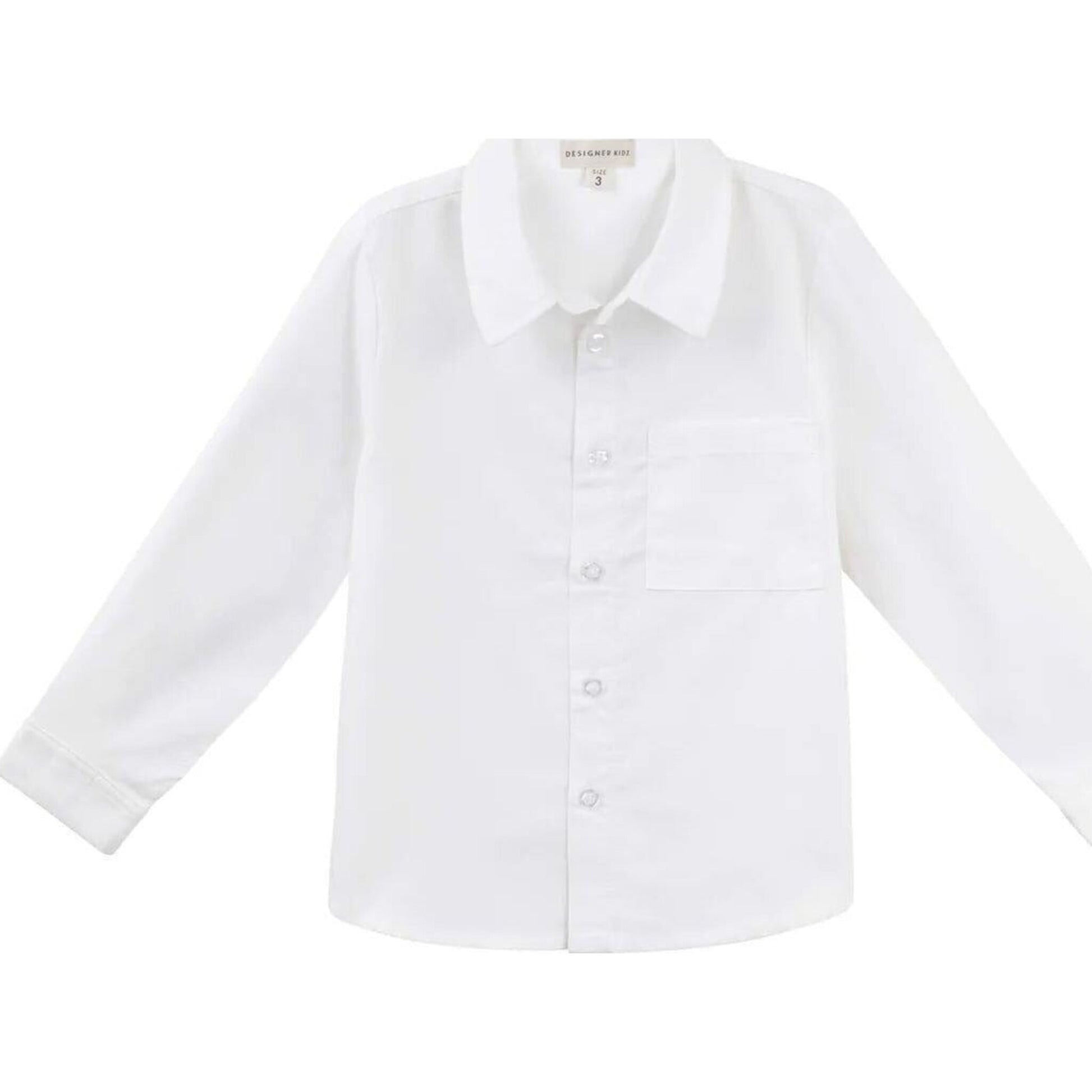 Designer Kidz Jackson L/S Formal shirt White | Aster & Ruby