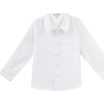 Designer Kidz Jackson L/S Formal shirt White | Aster & Ruby
