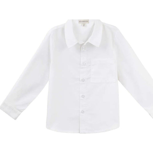 Designer Kidz Jackson L/S Formal shirt White | Aster & Ruby