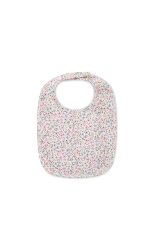 Jamie Kay Organic Cotton Bib - Fifi Mini Slightly Pink - Aster & Ruby
