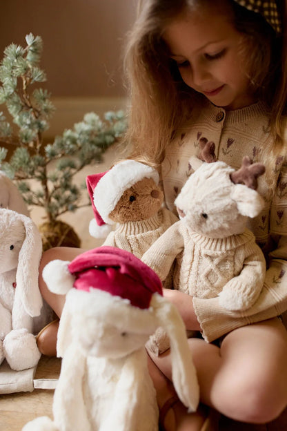 Jamie Kay Snuggle bunnies - Christmas Hat Penelope - Aster & Ruby