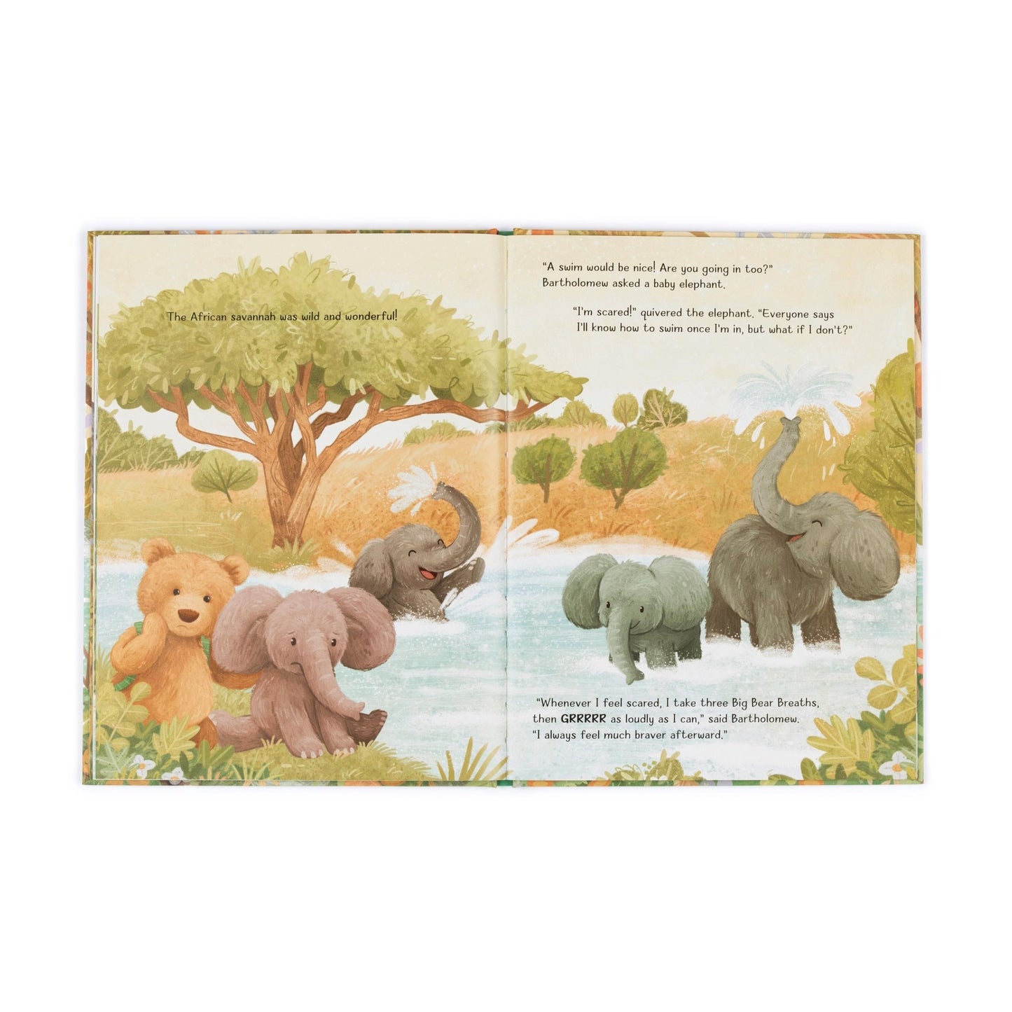 Jellycat It's A Big World Bartholomew Book - Aster & Ruby