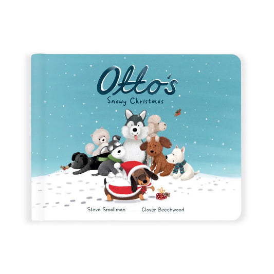 Jellycat Otto's Snowy Christmas Book - Aster & Ruby