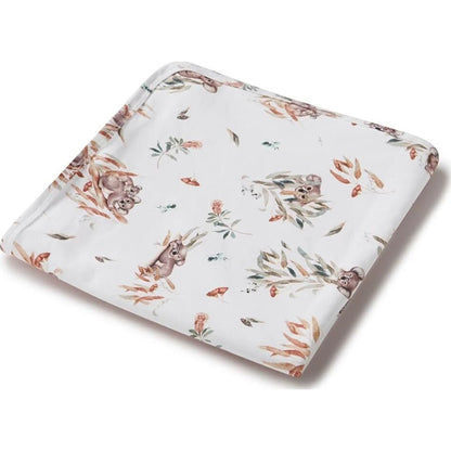 Koala Organic Jersey Wrap & Beanie Set - Aster & Ruby