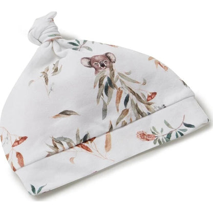 Koala Organic Jersey Wrap & Beanie Set - Aster & Ruby